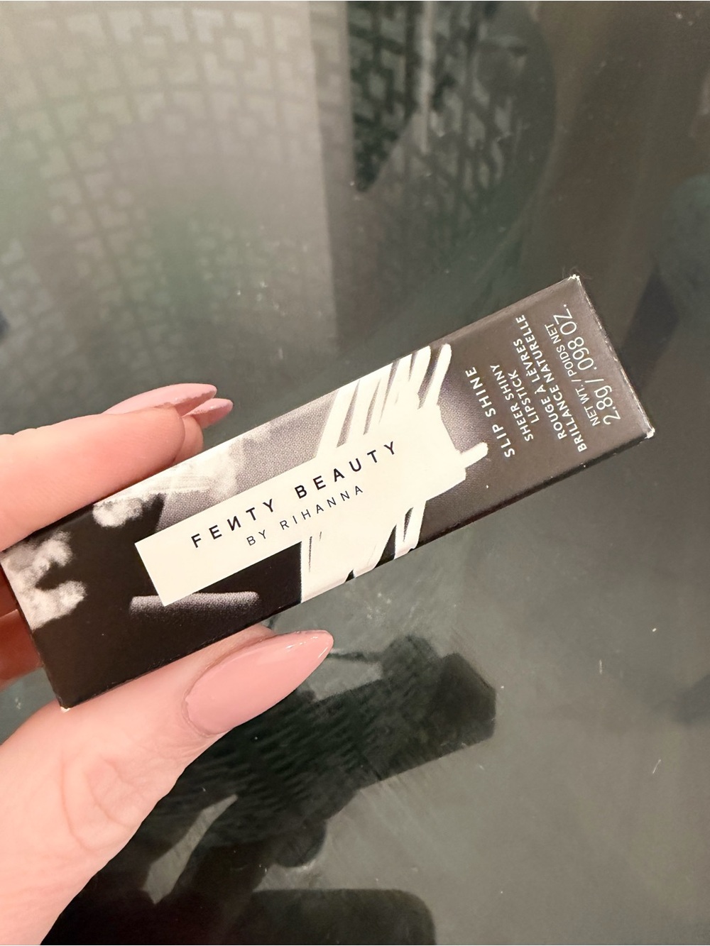 Fenty Beauty Slip Shine Lipstick — Dusty Rose Pink